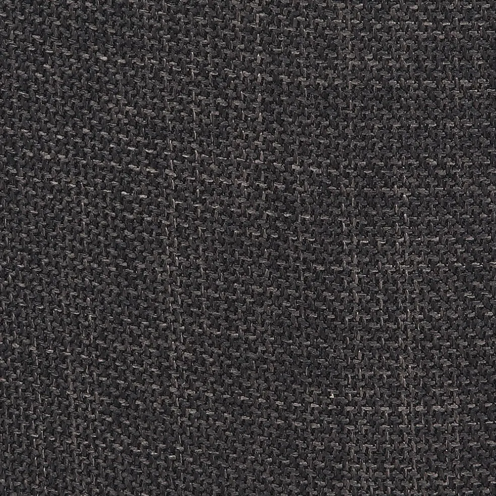 Chaise de salle à manger en tissu gris anthracite - Ben