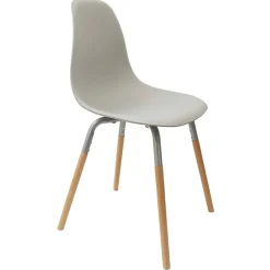 Chaise de salle à manger scandinave gris - Phebee