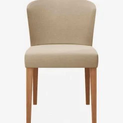 Chaise en tissu tapissée beige - Valentina