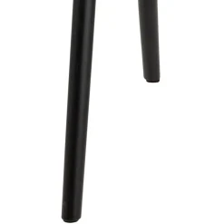 Chaise salle à manger aspect cuir rétro cognac - Batla