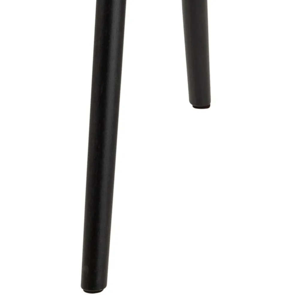 Chaise salle à manger aspect cuir rétro cognac - Batla