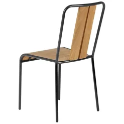 Chaise salle à manger en chêne - Manny