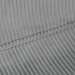 Chaise salle à manger en velours cotelé gris clair - Julia