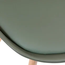 Chaise salle à manger scandinave kaki - Samantha