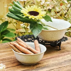 Chauffe plat en fonte brun