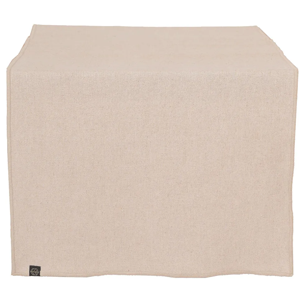 Chemin de table en lin et coton naturel 48x160cm - Calvi II