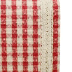 Chemin de table mami-car Rouge en Coton