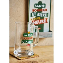 Chope vert et rouge 40cl - Copains D'Abord