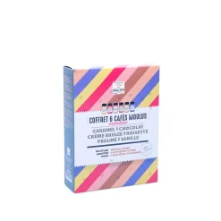 Coffret 6 cafés aromatisés moulus - 6 recettes en boîte xs