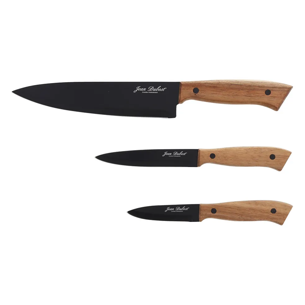 coffret 3 couteaux cuisine natural life