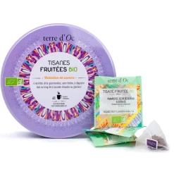 Coffret 40 mousselines mes jolies tisanes bio