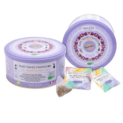 Coffret 40 mousselines mes jolies tisanes bio
