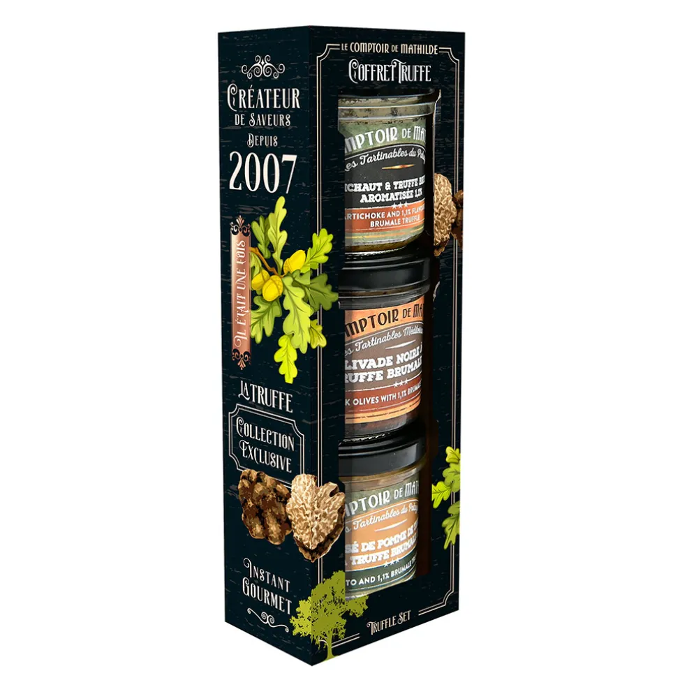 Coffret 3 tartinables truffe 3x90g