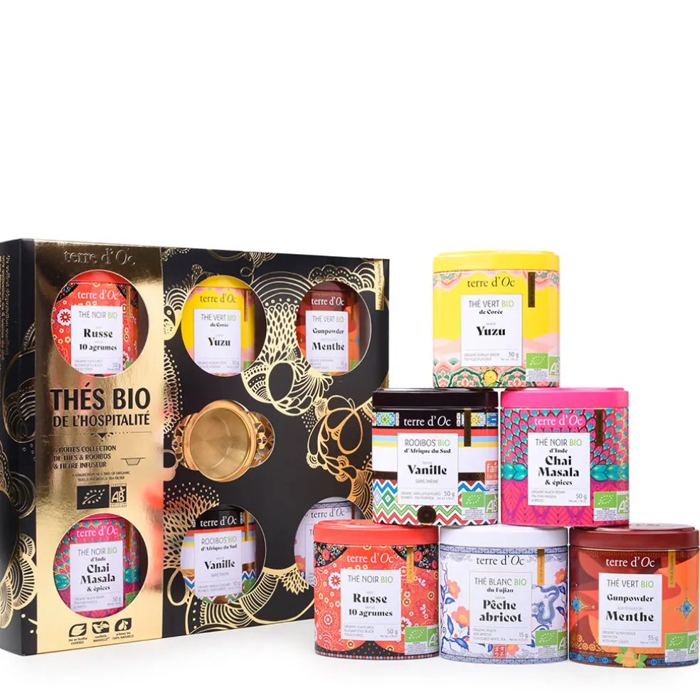 Coffret 6 thes hospitalite - bio