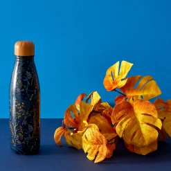 Coffret bouteille isotherme fleurie 50cl