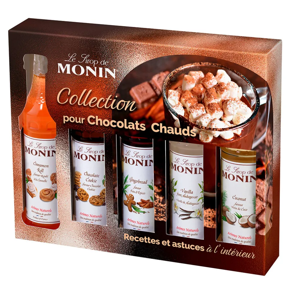 Coffret chocolat chaud 5 mignonettes 5x5cl