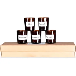Coffret de 5 bougies - Intemporels