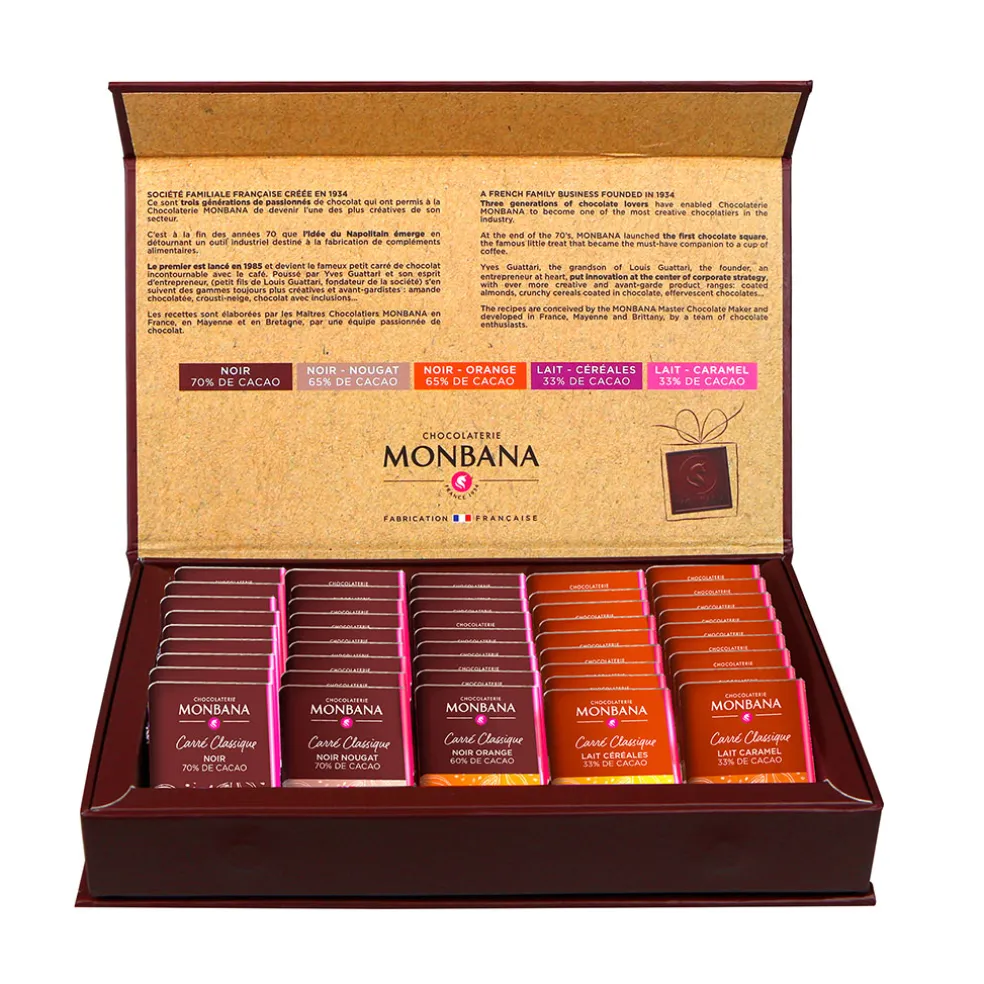 Coffret de 50 carrés classiques
