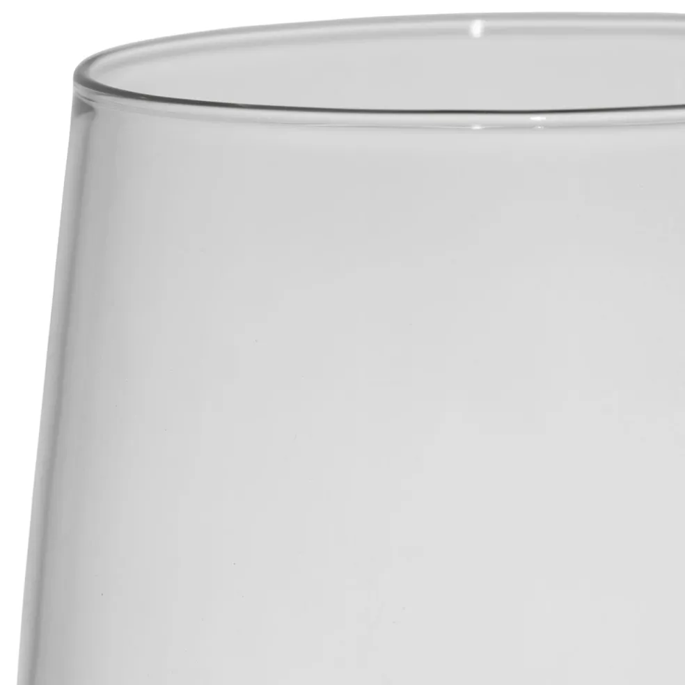 Coffret de 4 gobelets cœur en verre multicolore 60cl - Colorea