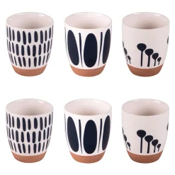 Coffret de 6 tasses 10cl - Mikonos