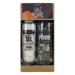 Coffret duo sel truffe et poivre 110gr