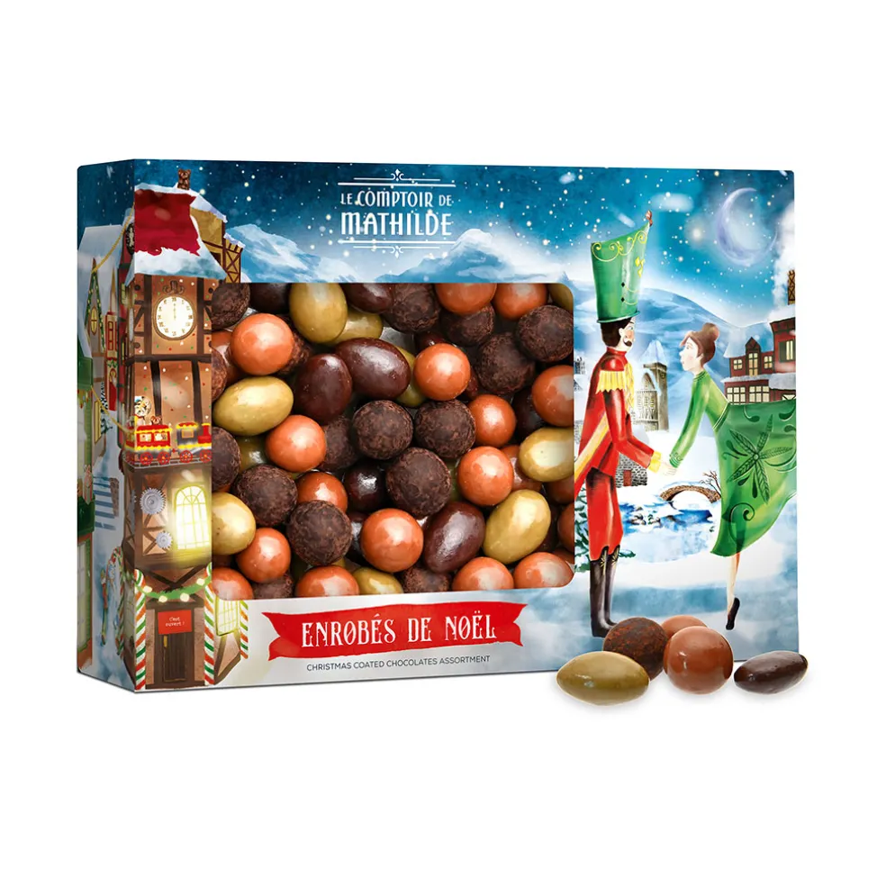 Coffret enrobés de noël 300g