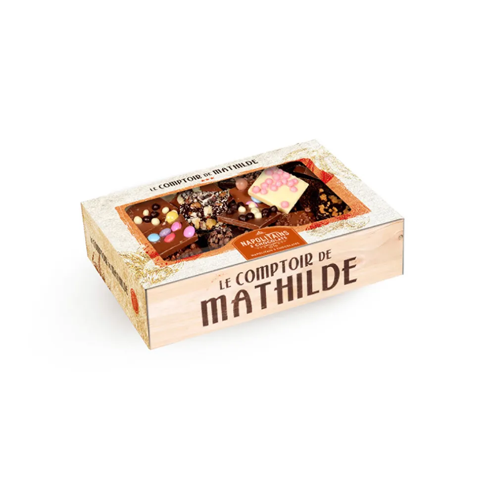 Coffret napolitains 3 chocolats