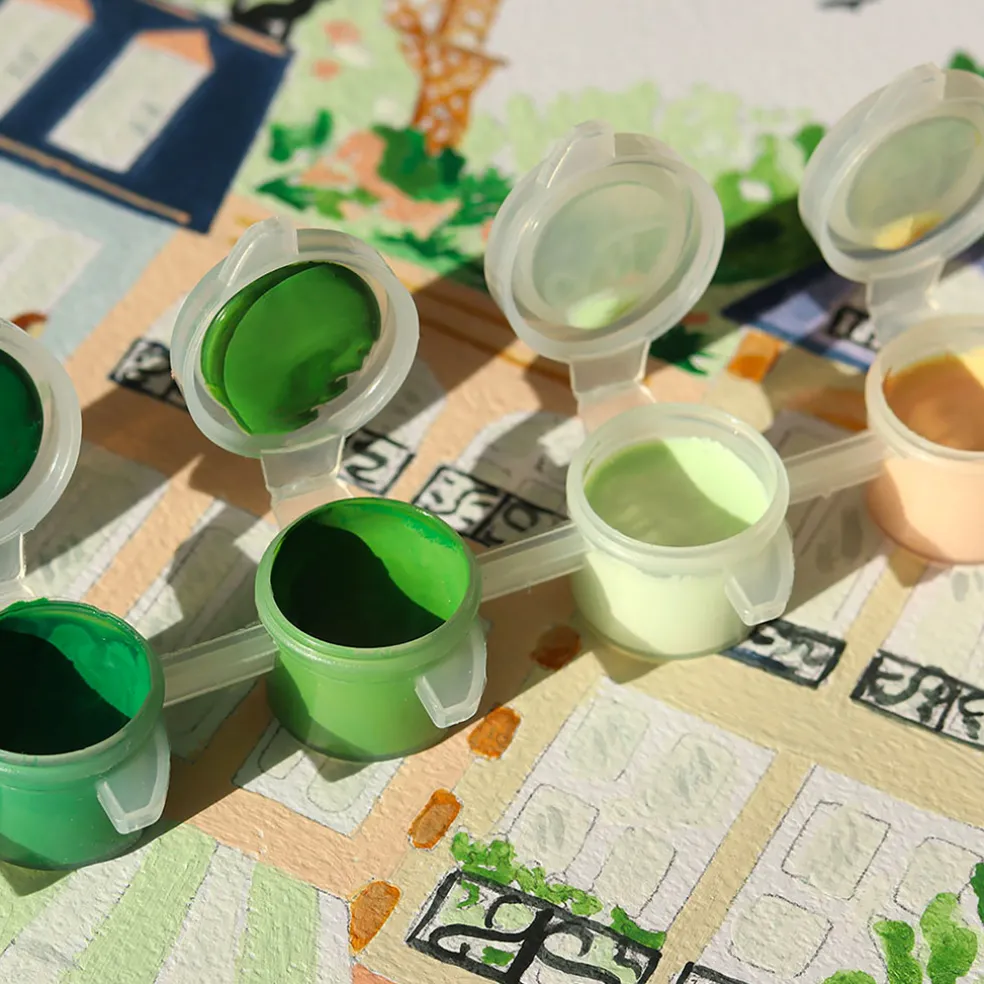 Coffret peinture au numéro - paris