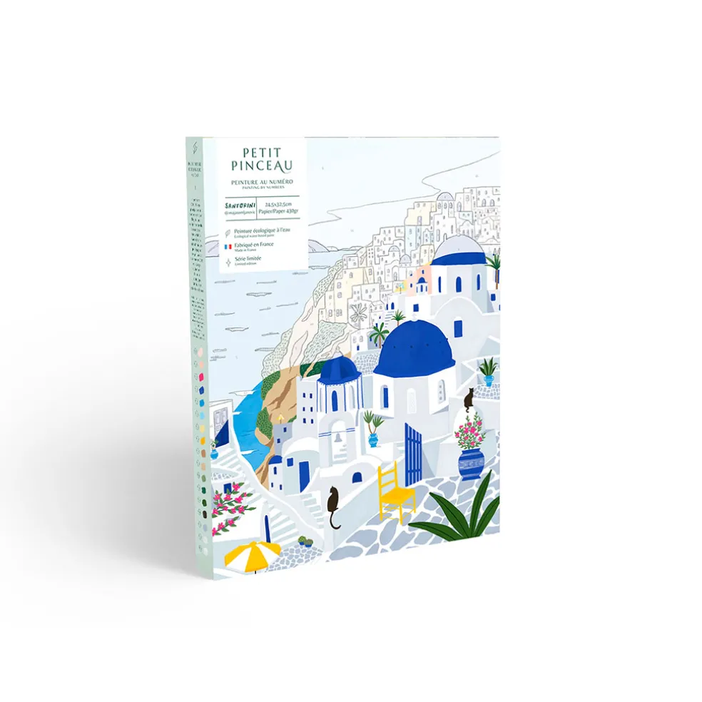 Coffret peinture au numéro Santorini