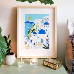 Coffret peinture au numéro Santorini