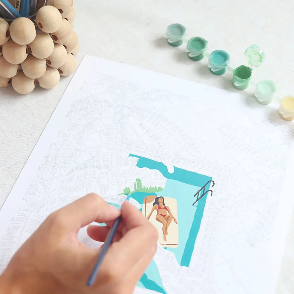 Coffret peinture au numéro Daydreaming