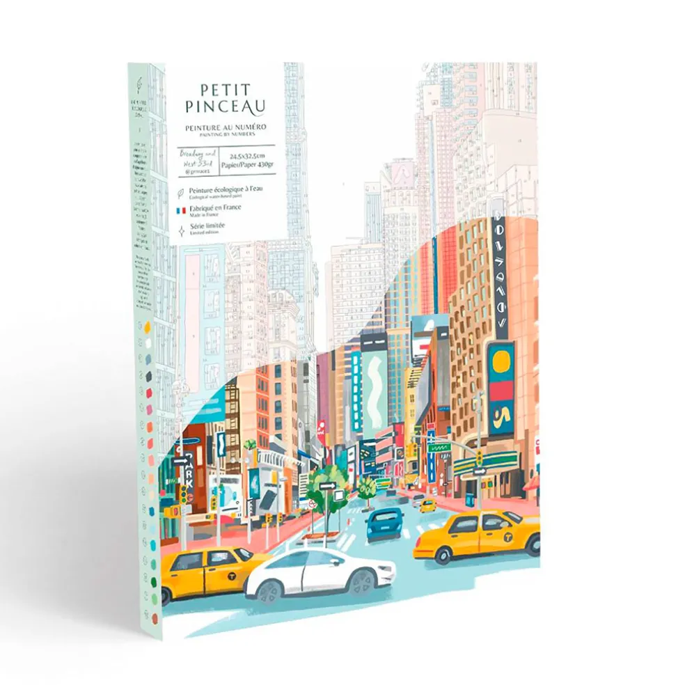 Coffret peinture au numéro Broadway and wes
