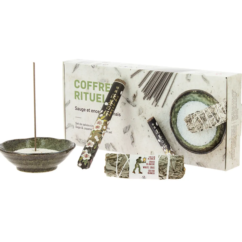 Coffret rituels sauge et encens japonais