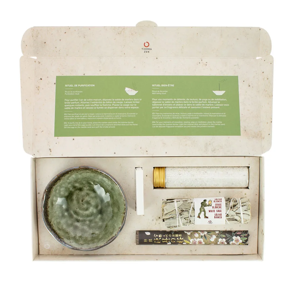 Coffret rituels sauge et encens japonais