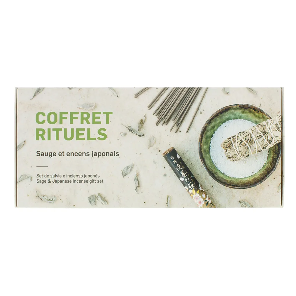 Coffret rituels sauge et encens japonais