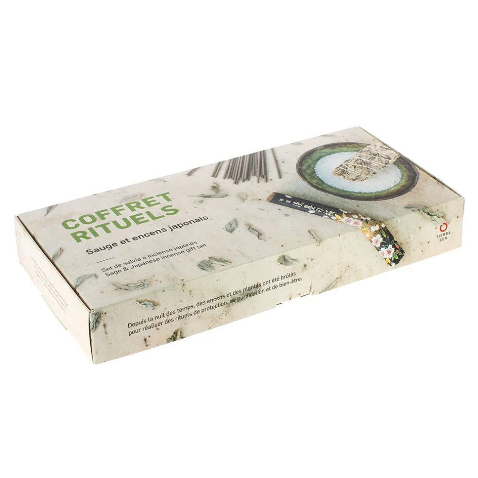 Coffret rituels sauge et encens japonais