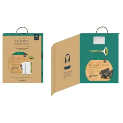 Coffret soin du visage masseur jade vert