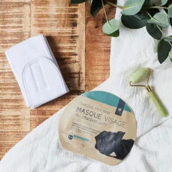 Coffret soin du visage masseur jade vert