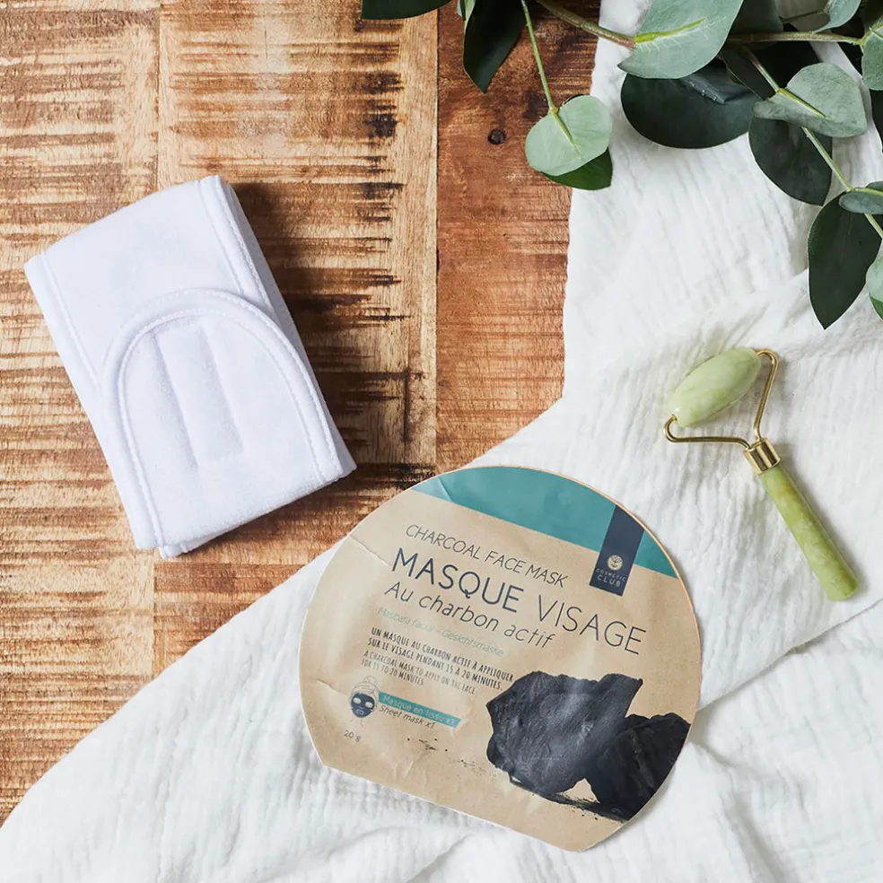 Coffret soin du visage masseur jade vert