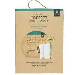 Coffret soin du visage masseur jade vert