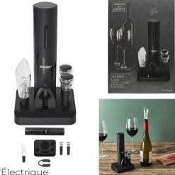 Coffret vin 5 accessoires