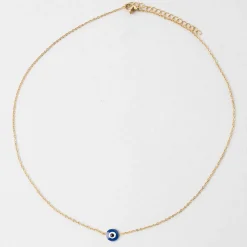 Collier en acier inoxydable indigo l39cm