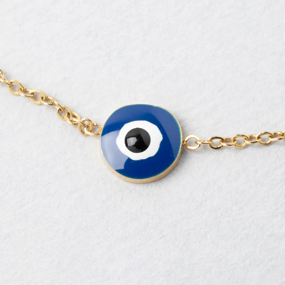 Collier en acier inoxydable indigo l39cm