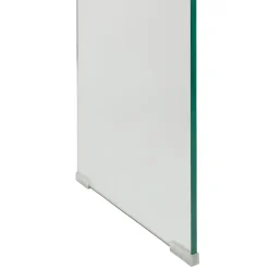 Console 1 étagère en verre trempé - Adela