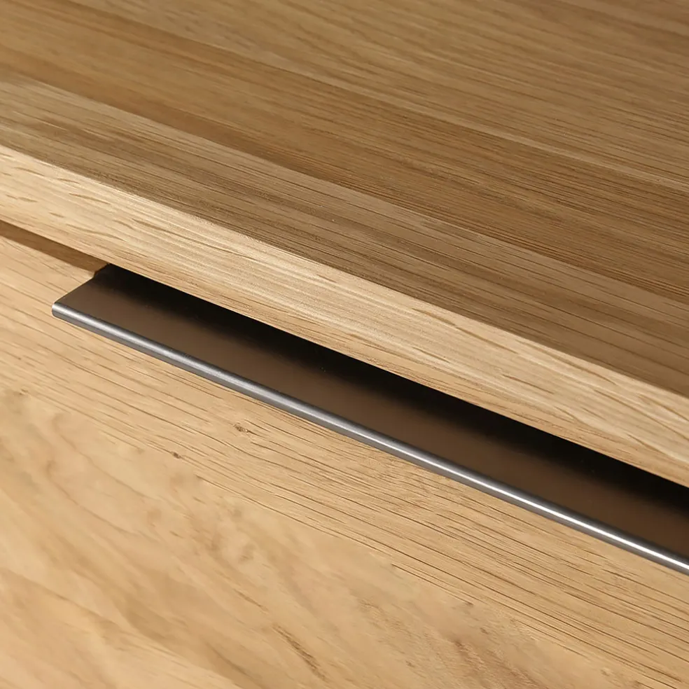 Console 1 tiroir en chêne massif - Manny