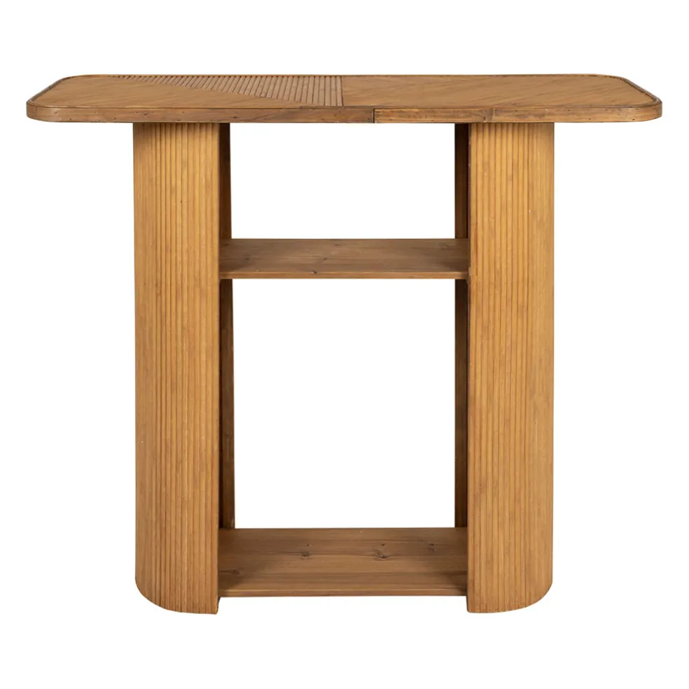 Console en bambou et sapin naturel - Saori