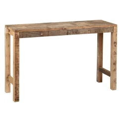Console en bois en manguier et acacia recyclés 120x33cm - campagne naturel
