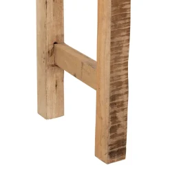 Console en bois en manguier et acacia recyclés 120x33cm - campagne naturel