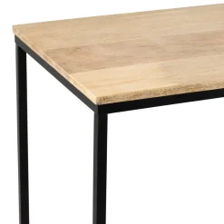 Console en manguier et fer noir 100x35xh80cm - Maderia