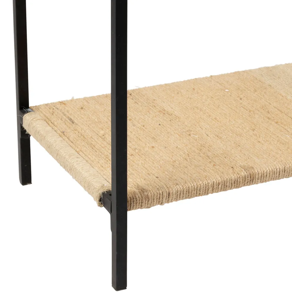 Console en manguier et fer noir 100x35xh80cm - Maderia